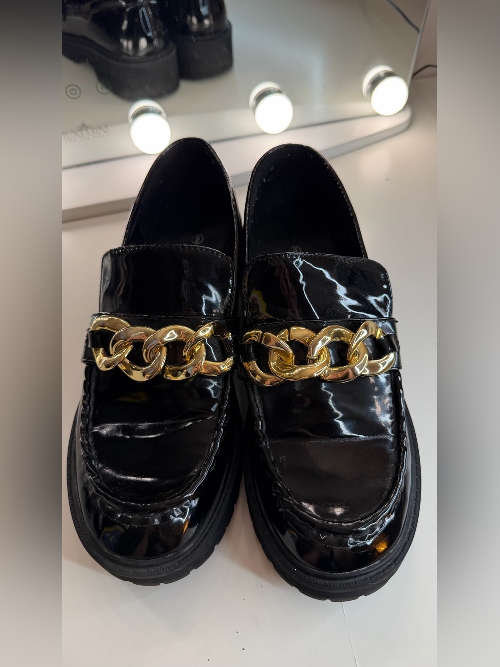 Patent Leather Loafers